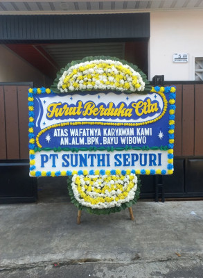 Papan Bunga Duka di Sukakersa
